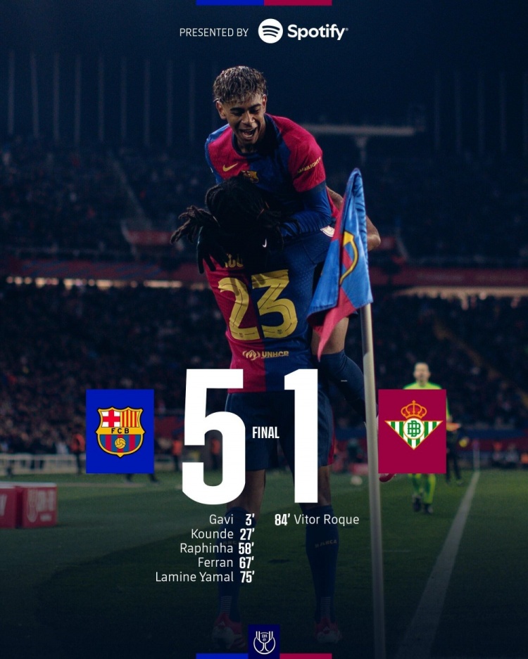 巴萨球员：要保持稳定表现，不可骄傲自满 